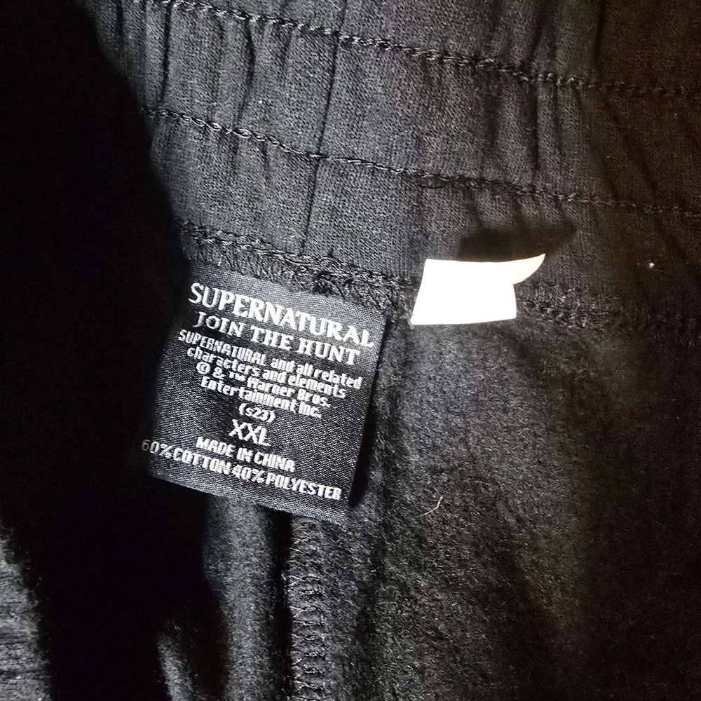 Black Supernatural Graphic Pants - Picture 2 of 4